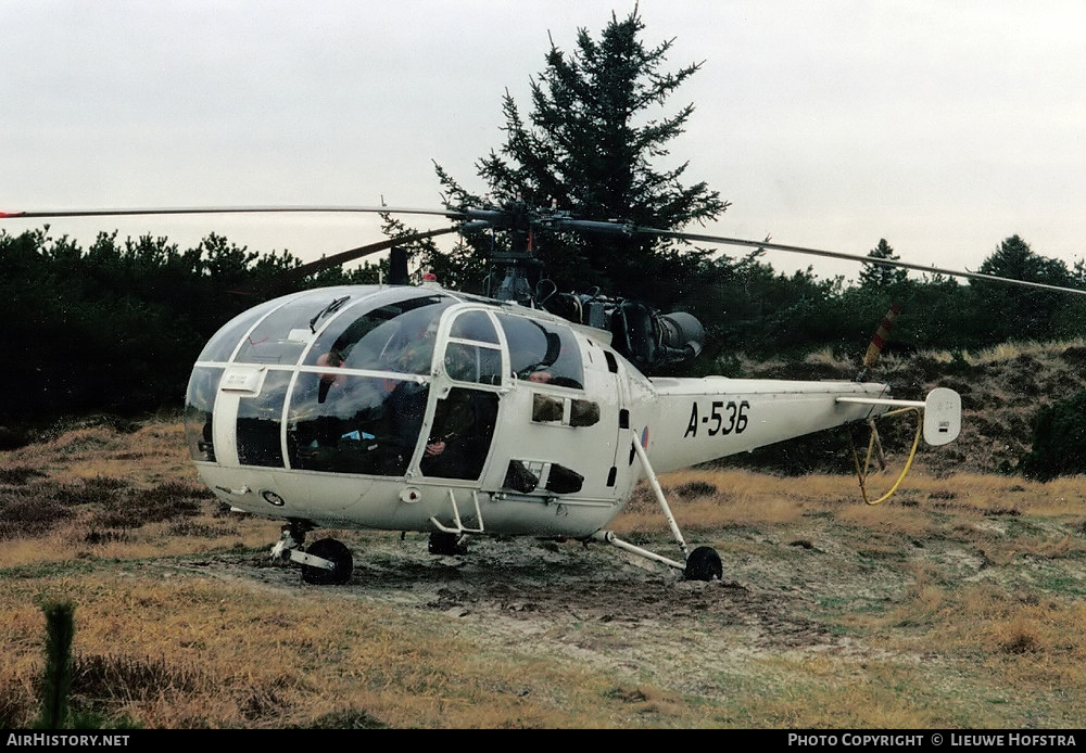 Aircraft Photo of A-536 | Sud SE-3160 Alouette III | Netherlands - Air Force | AirHistory.net #256304