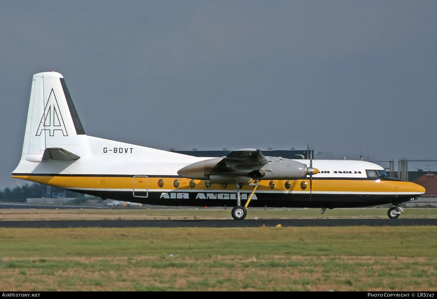 Aircraft Photo of G-BDVT | Fokker F27-200 Friendship | Air Anglia | AirHistory.net #256355