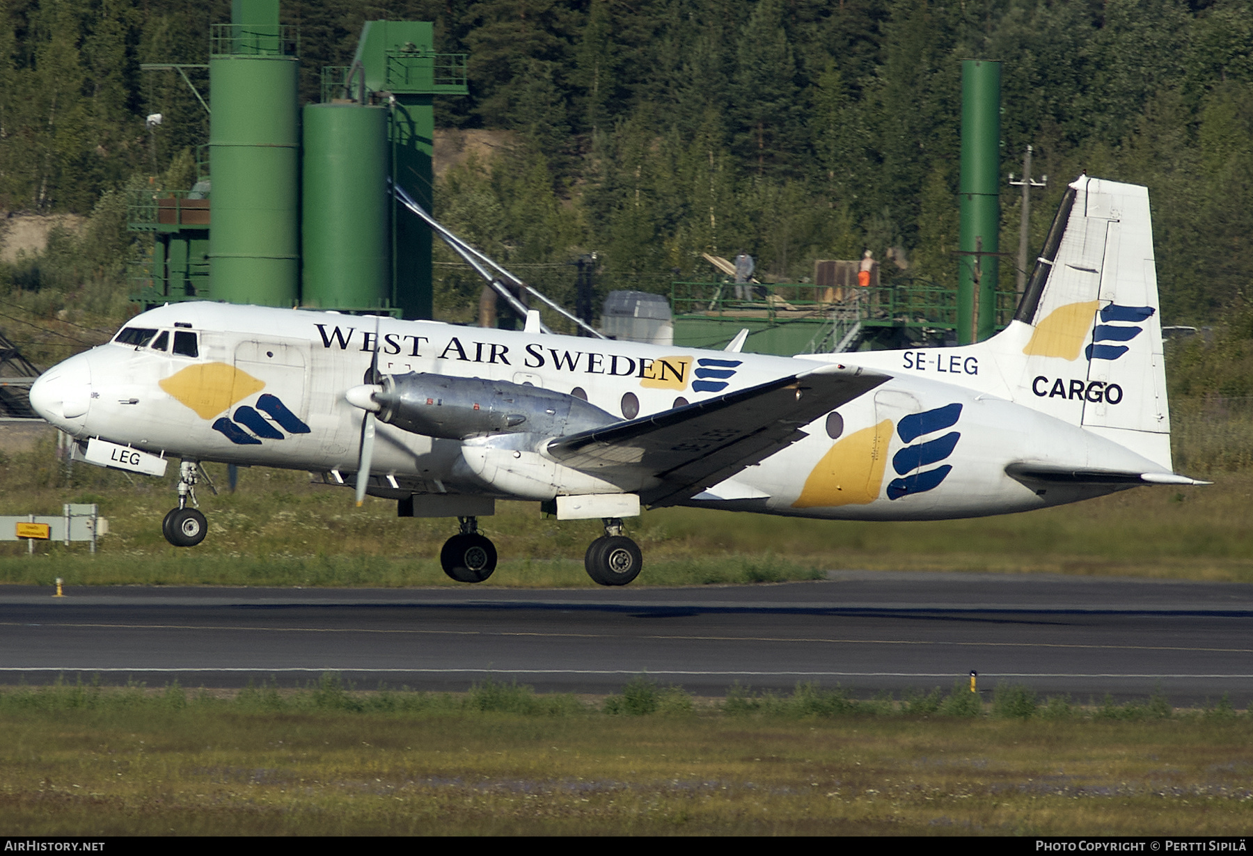 Aircraft Photo of SE-LEG | Hawker Siddeley HS-748 Srs2A/244 | West Air Sweden | AirHistory.net #256363