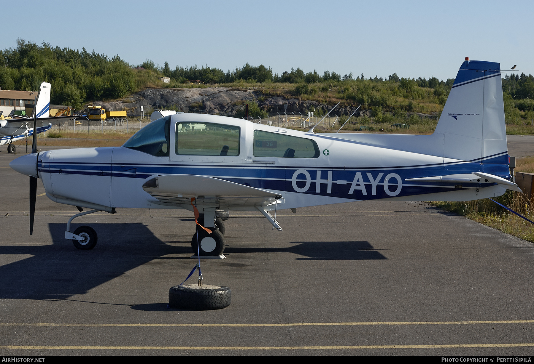 Aircraft Photo of OH-AYO | Grumman American AA-5 Traveler | AirHistory.net #256368