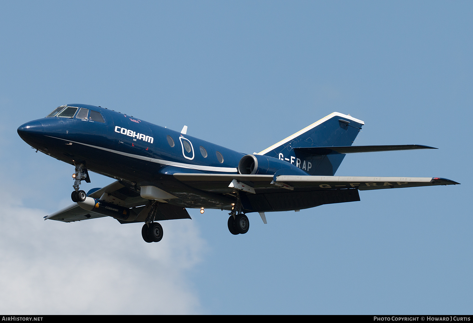 Aircraft Photo of G-FRAP | Dassault Falcon 20D | Cobham Aviation Services | AirHistory.net #256374