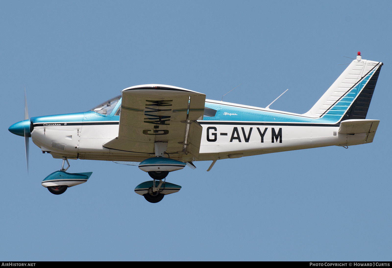 Aircraft Photo of G-AVYM | Piper PA-28-180 Cherokee D | AirHistory.net #256378