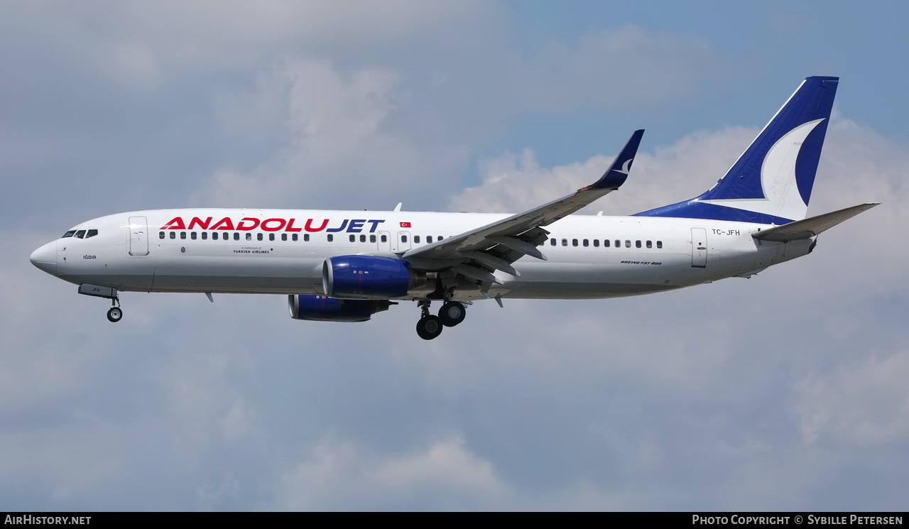 Aircraft Photo of TC-JFH | Boeing 737-8F2 | AnadoluJet | AirHistory.net #256379