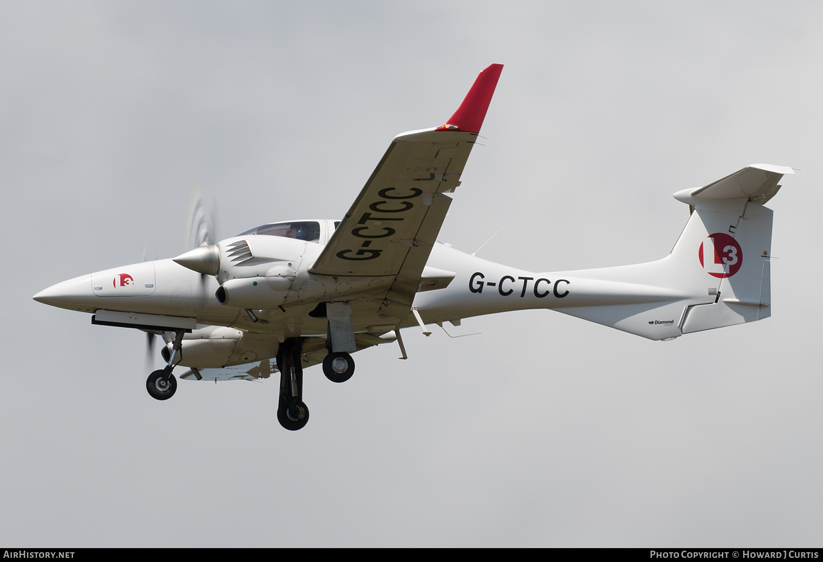 Aircraft Photo of G-CTCC | Diamond DA42-180 Twin Star | L3 Airline Academy | AirHistory.net #256384