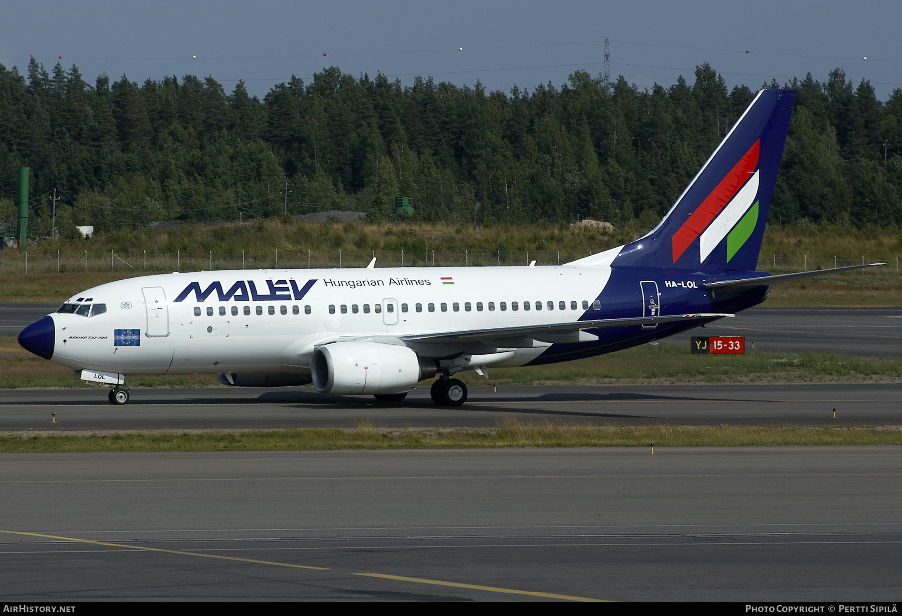 Aircraft Photo of HA-LOL | Boeing 737-7Q8 | Malév - Hungarian Airlines | AirHistory.net #256393