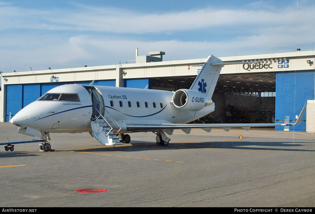 Aircraft Photo of C-GURG | Canadair Challenger 601-3R (CL-600-2B16) | Gouvernement du Québec | AirHistory.net #256416