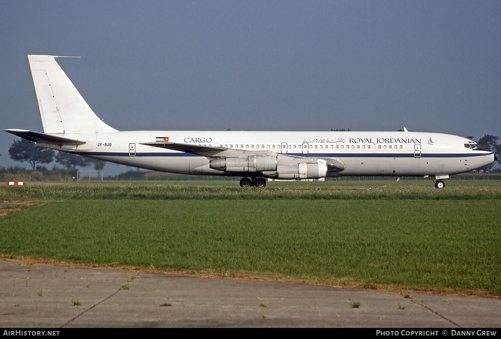 Aircraft Photo of JY-AJO | Boeing 707-3J6C | Royal Jordanian Airlines Cargo | AirHistory.net #256449
