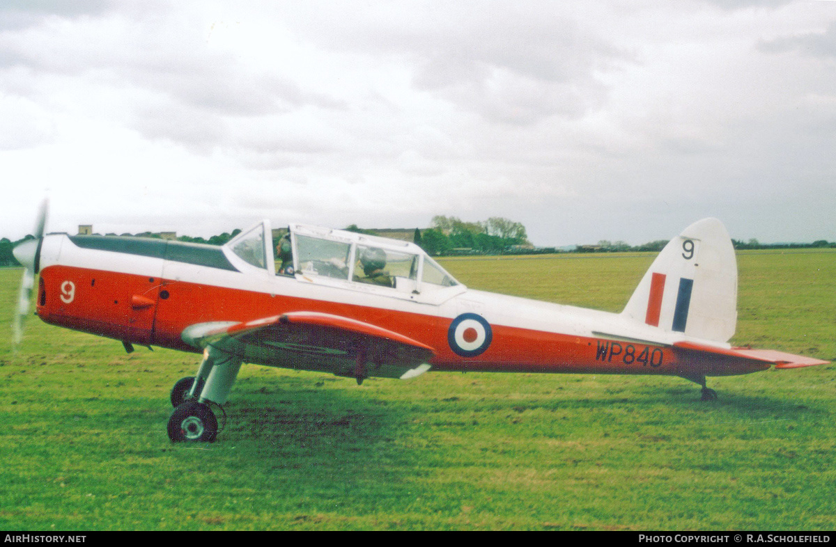 Aircraft Photo of G-BXDM / WP840 | De Havilland DHC-1 Chipmunk Mk22 | UK - Air Force | AirHistory.net #256452