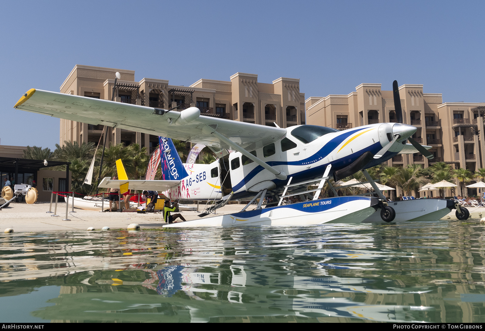 Aircraft Photo of A6-SEB | Cessna 208 Caravan I | Seawings Seaplane Tours | AirHistory.net #256457