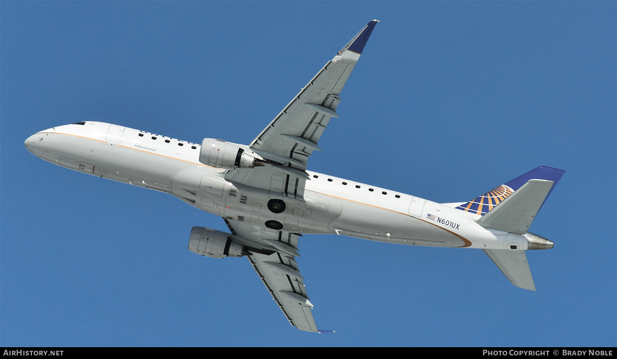 Aircraft Photo of N601UX | Embraer 175LR (ERJ-170-200LR) | United Express | AirHistory.net #256494