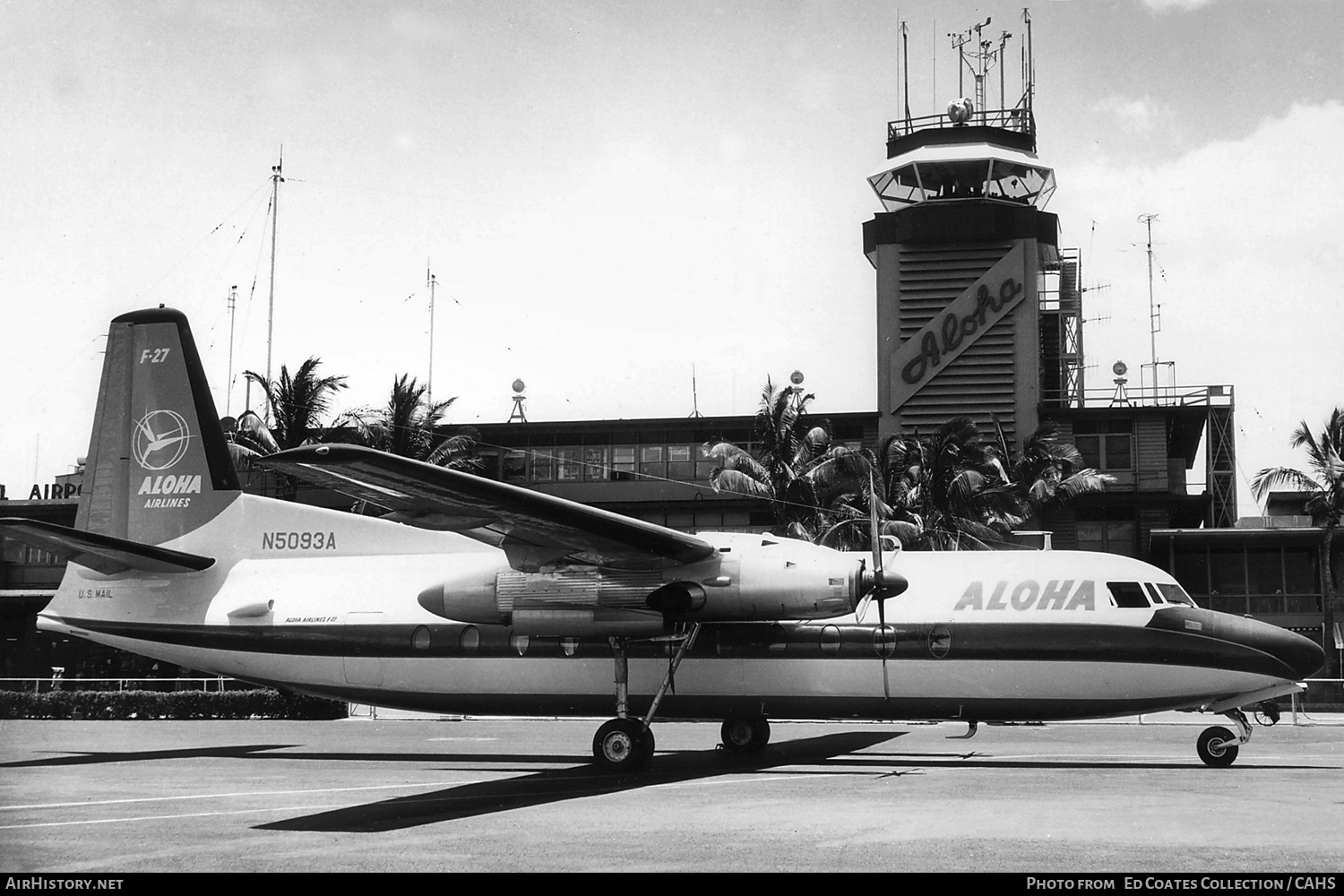 Aircraft Photo of N5093A | Fairchild F-27 | Aloha Airlines | AirHistory.net #256505