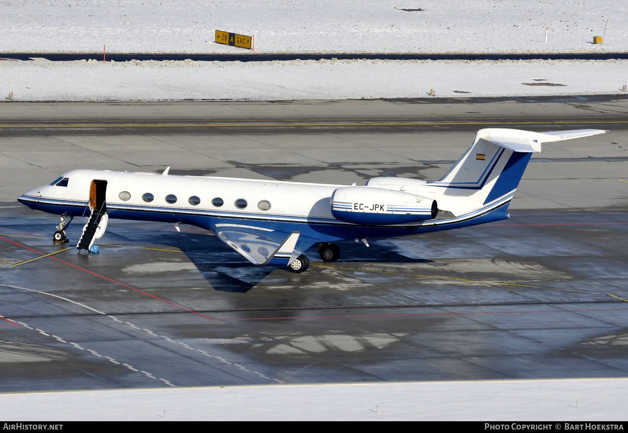 Aircraft Photo of EC-JPK | Gulfstream Aerospace G-V-SP Gulfstream G550 | AirHistory.net #256519