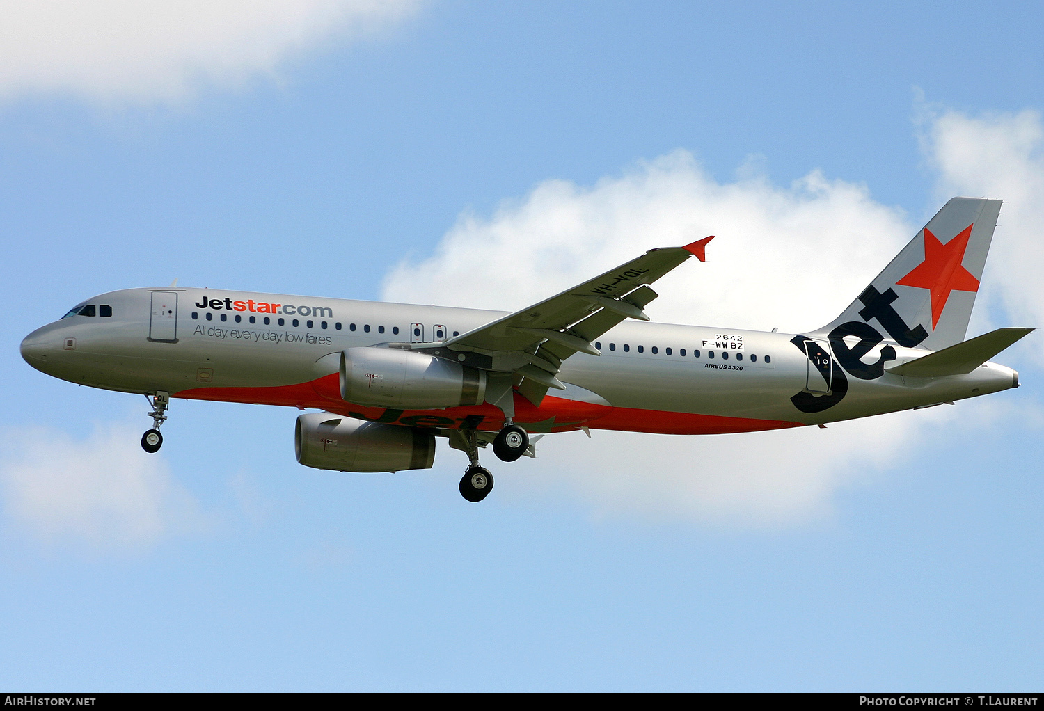 Aircraft Photo of F-WWBZ | Airbus A320-232 | Jetstar Airways | AirHistory.net #256528