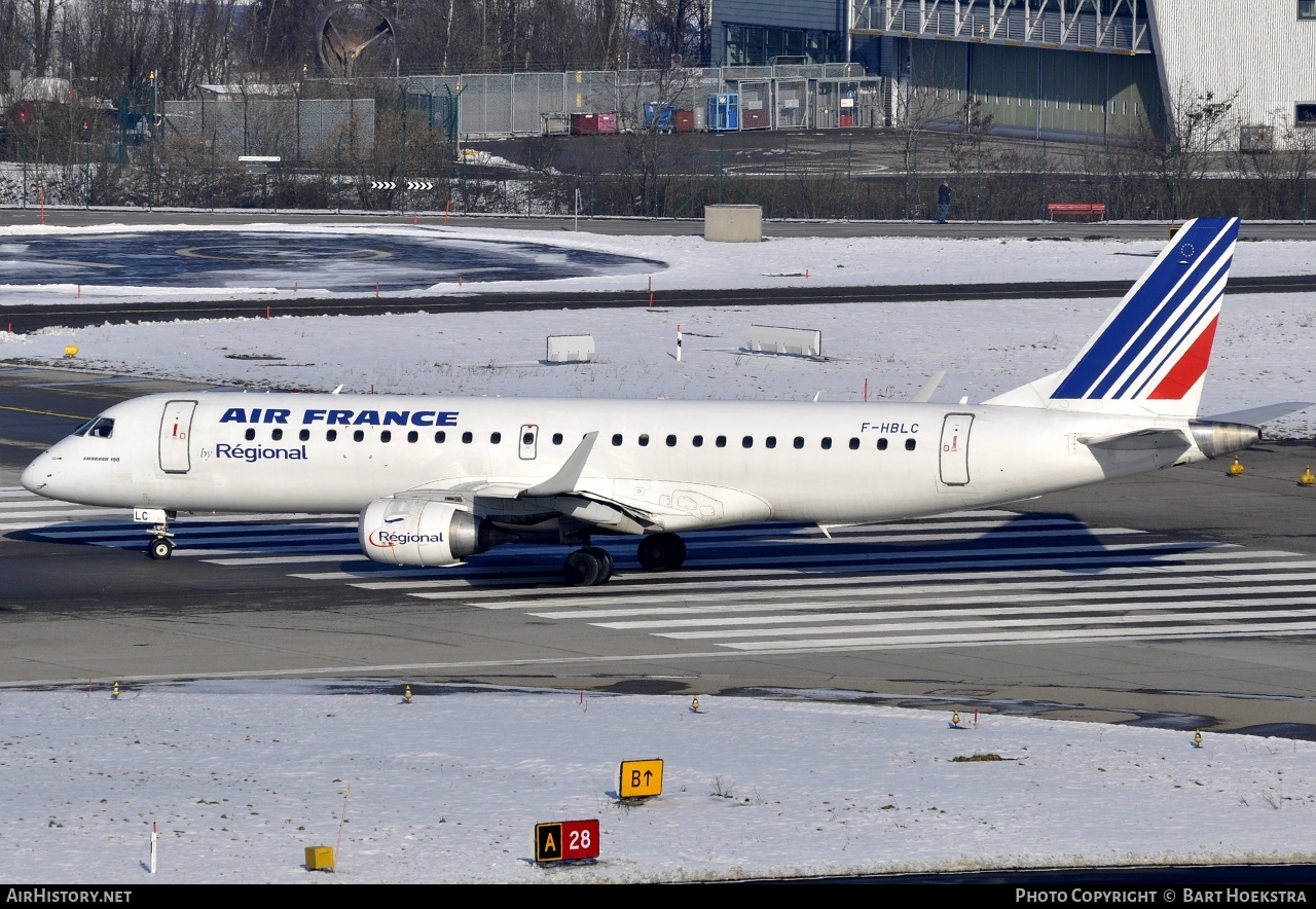 Aircraft Photo of F-HBLC | Embraer 190LR (ERJ-190-100LR) | Air France | AirHistory.net #256535