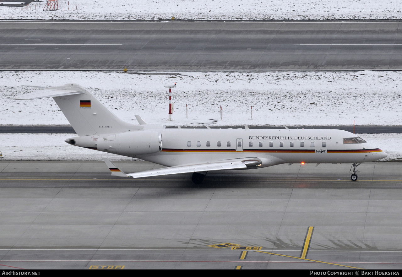 Aircraft Photo of 1401 | Bombardier Global 5000 (BD-700-1A11) | Germany - Air Force | AirHistory.net #256542