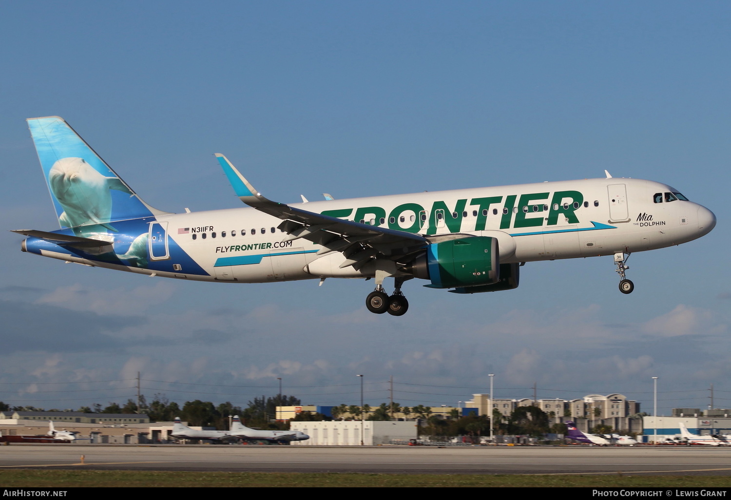 Aircraft Photo of N311FR | Airbus A320-251N | Frontier Airlines | AirHistory.net #256545
