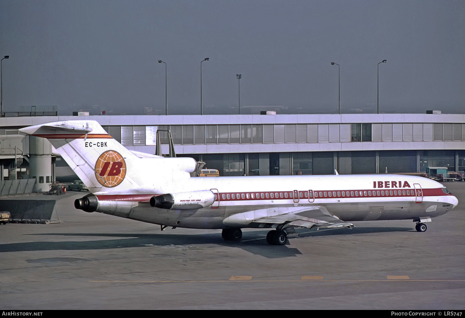 Aircraft Photo of EC-CBK | Boeing 727-256/Adv | Iberia | AirHistory.net #256576
