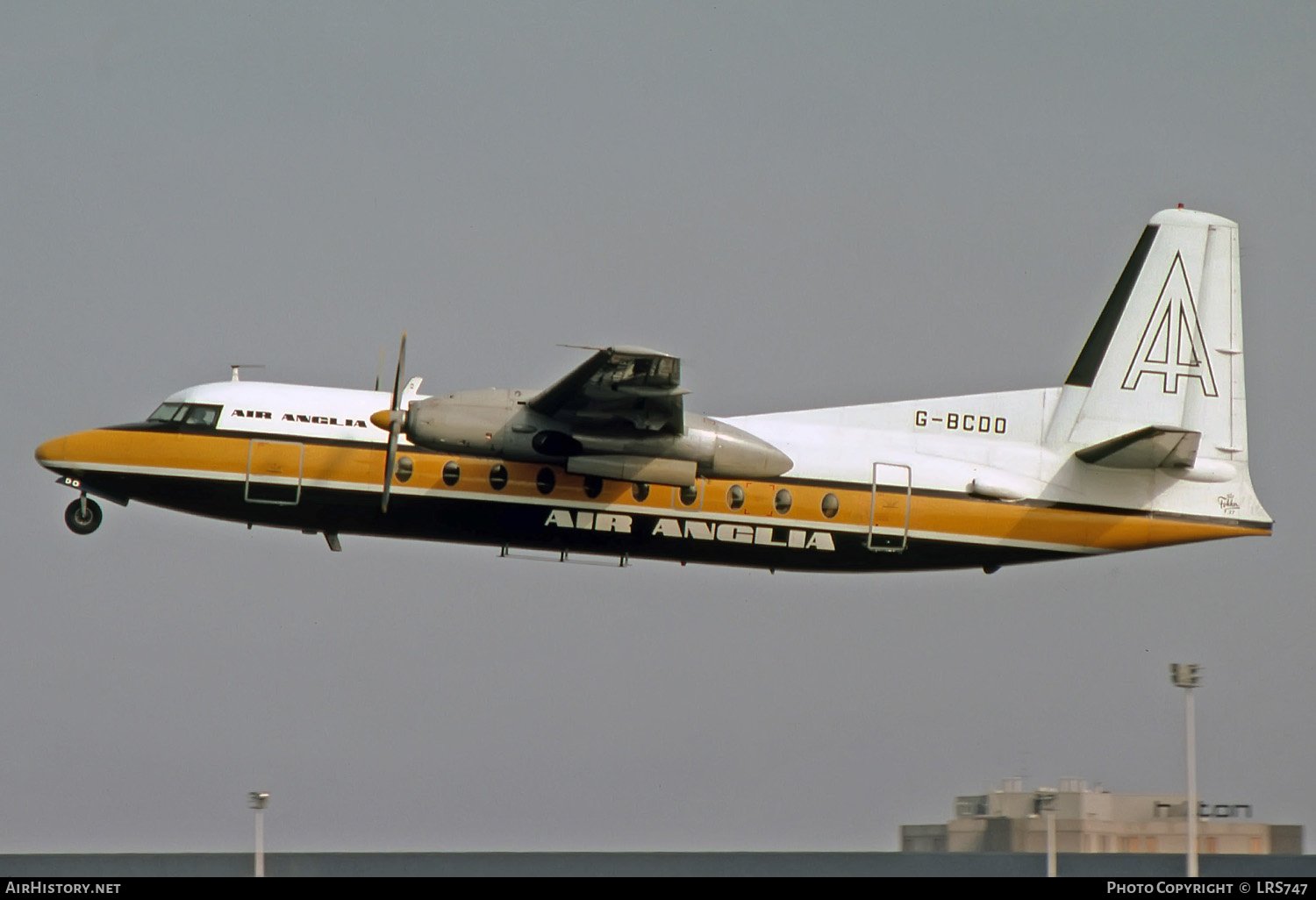 Aircraft Photo of G-BCDO | Fokker F27-200 Friendship | Air Anglia | AirHistory.net #256578