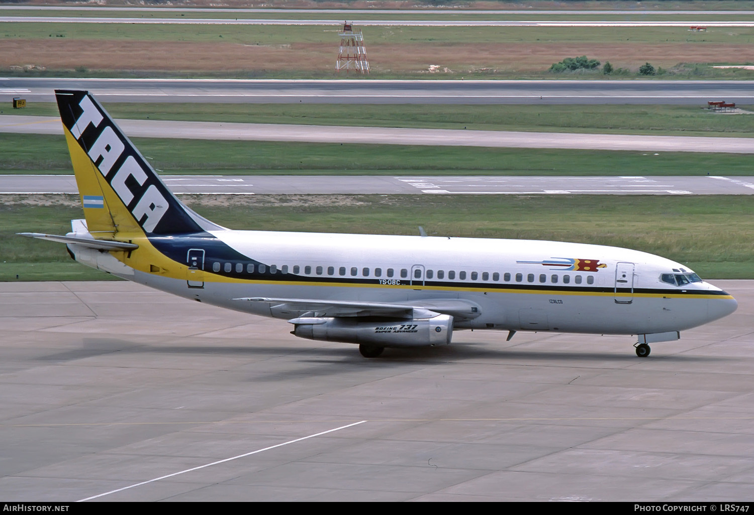 Aircraft Photo of YS-08C | Boeing 737-2A1/Adv | TACA - Transportes Aéreos Centro Americanos | AirHistory.net #256582