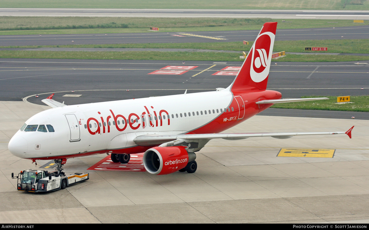 Aircraft Photo of HB-JOY | Airbus A319-112 | Air Berlin | AirHistory.net #256587