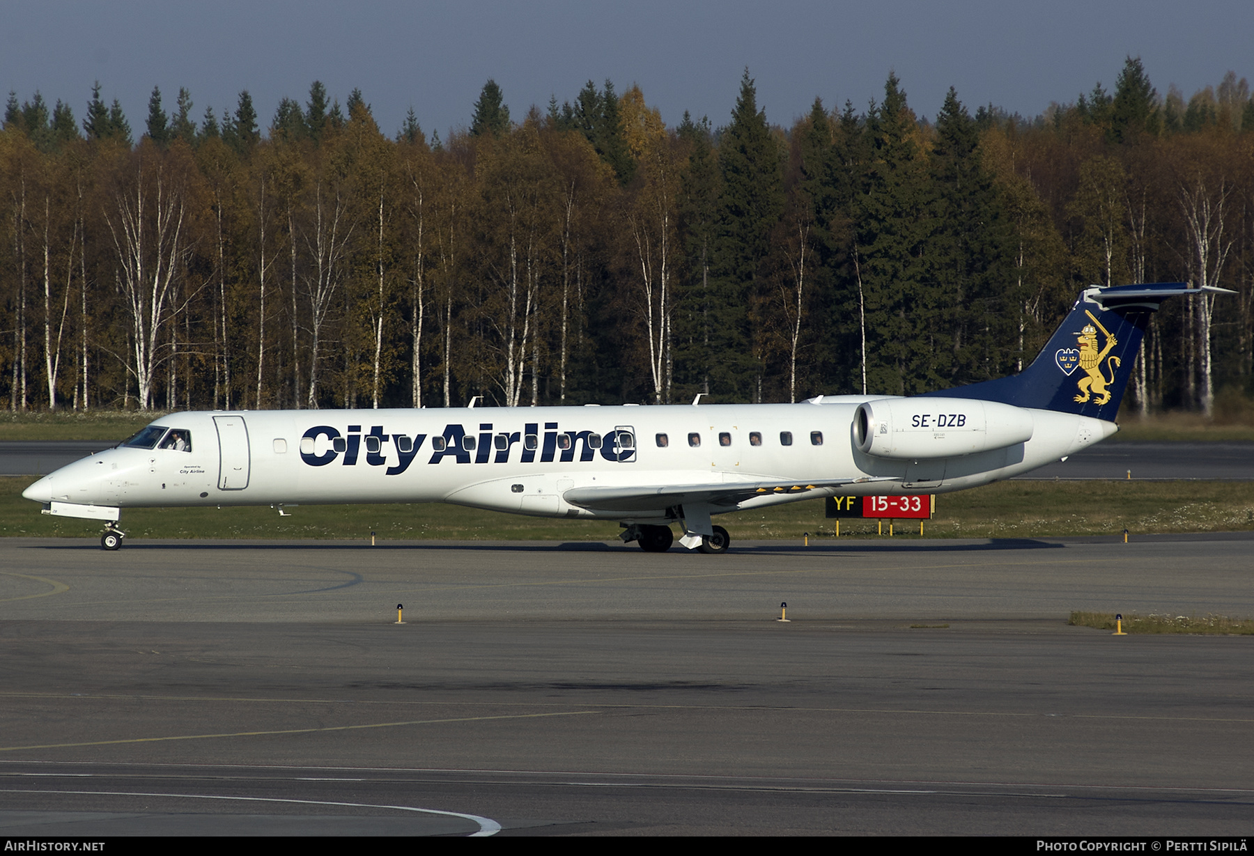 Aircraft Photo of SE-DZB | Embraer ERJ-145EP (EMB-145EP) | City Airline | AirHistory.net #256607