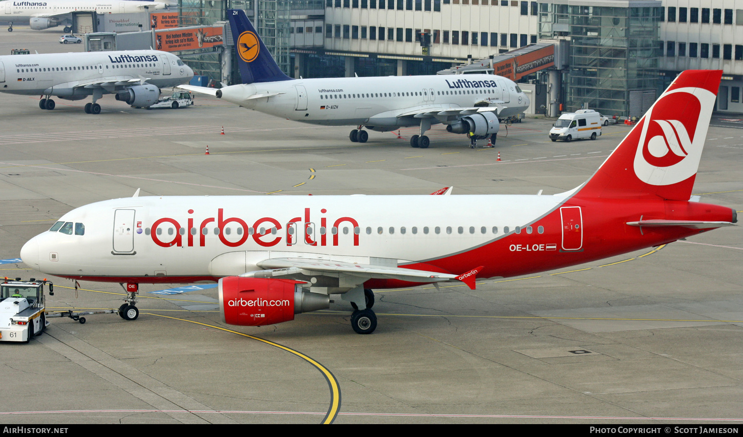 Aircraft Photo of OE-LOE | Airbus A319-112 | Air Berlin | AirHistory.net #256612