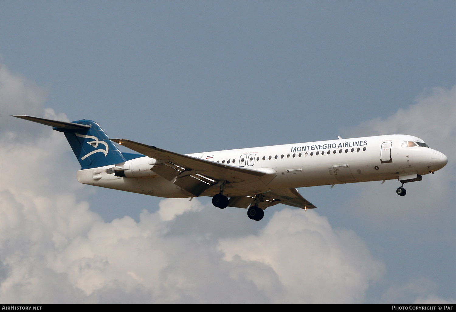 Aircraft Photo of YU-AOL | Fokker 100 (F28-0100) | Montenegro Airlines | AirHistory.net #256623