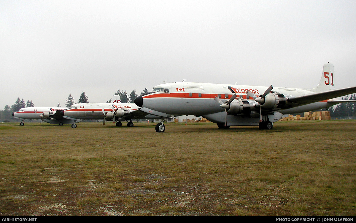 Aircraft Photo of C-GIBS | Douglas DC-6C/AT | Conair Aviation | AirHistory.net #256685