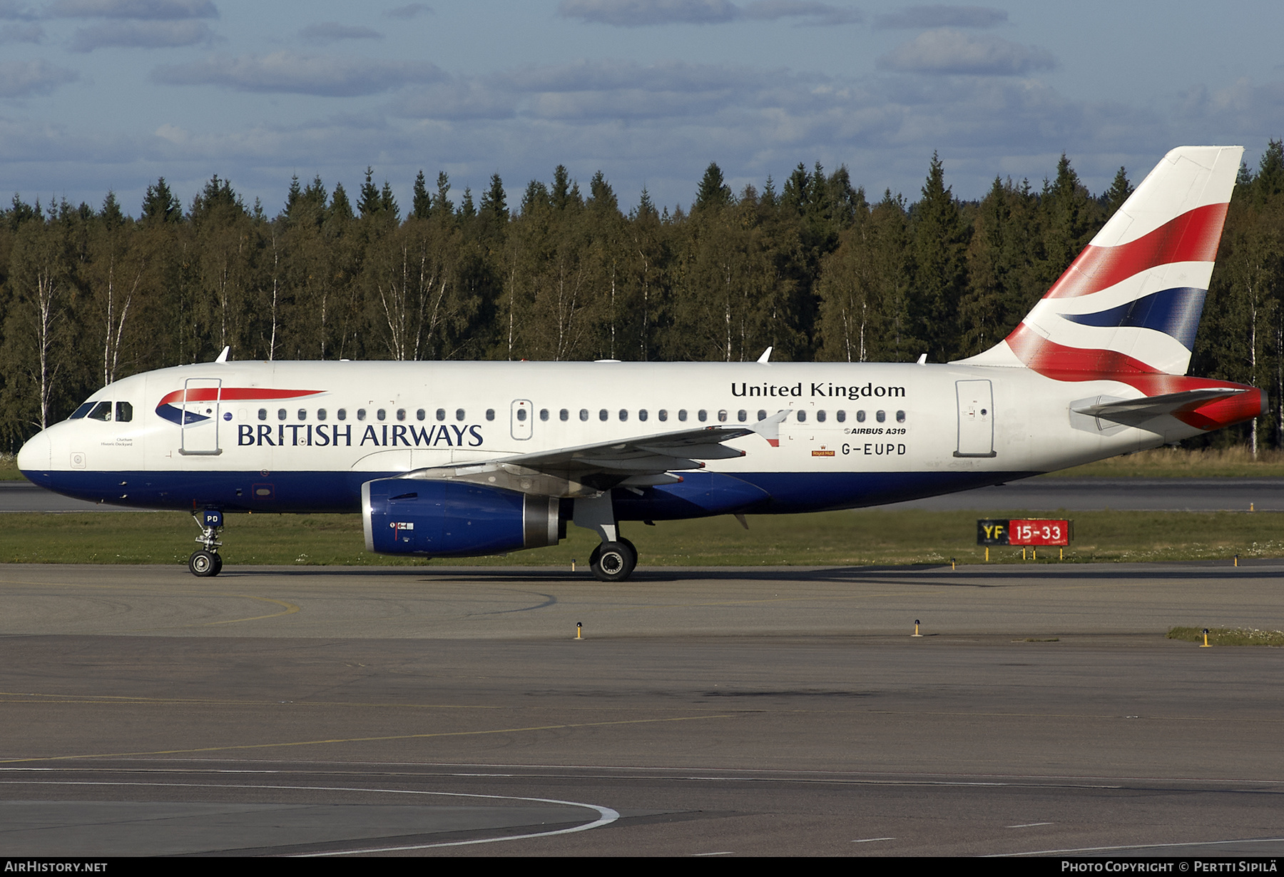Aircraft Photo of G-EUPD | Airbus A319-131 | British Airways | AirHistory.net #256699