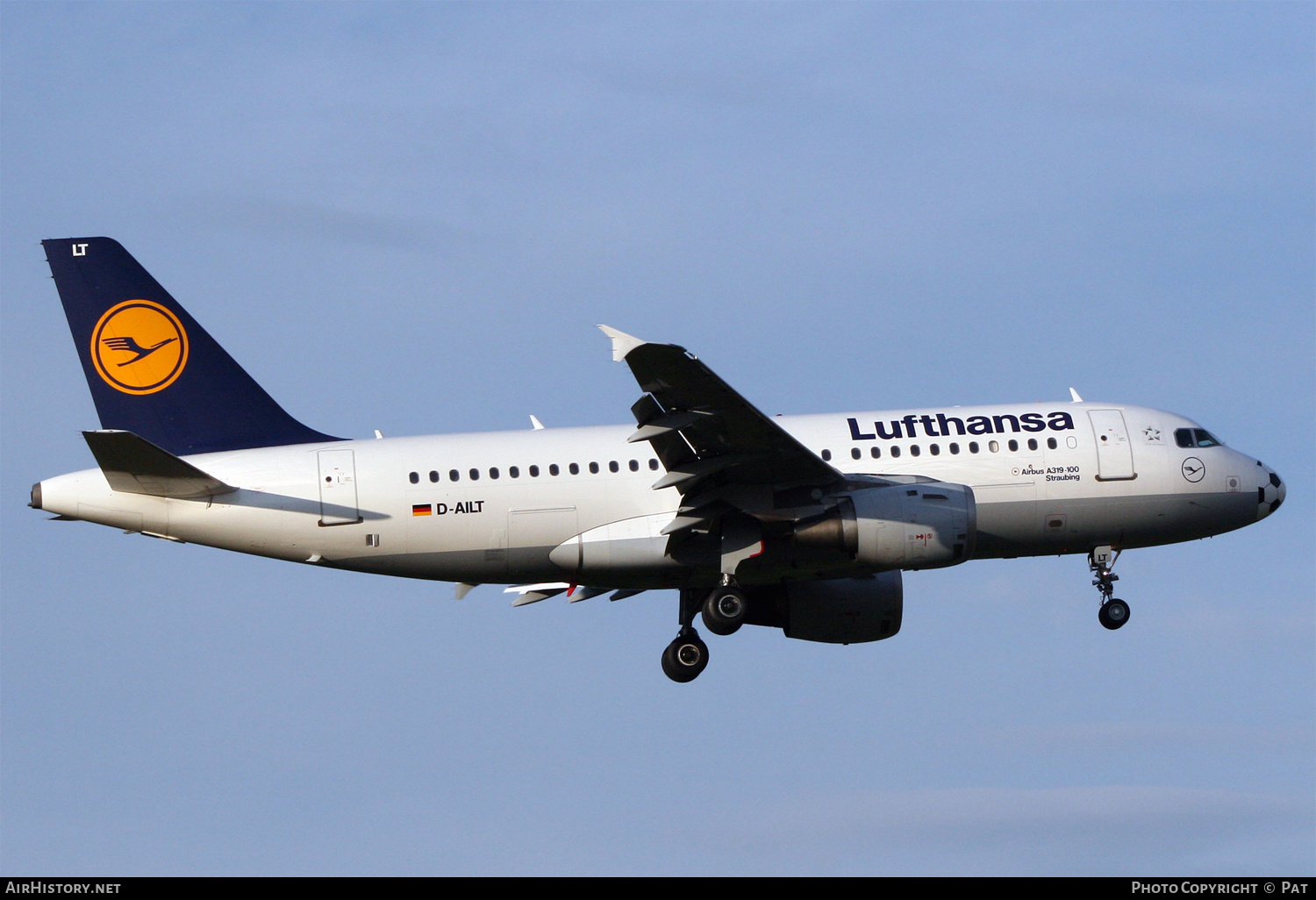 Aircraft Photo of D-AILT | Airbus A319-114 | Lufthansa | AirHistory.net #256705