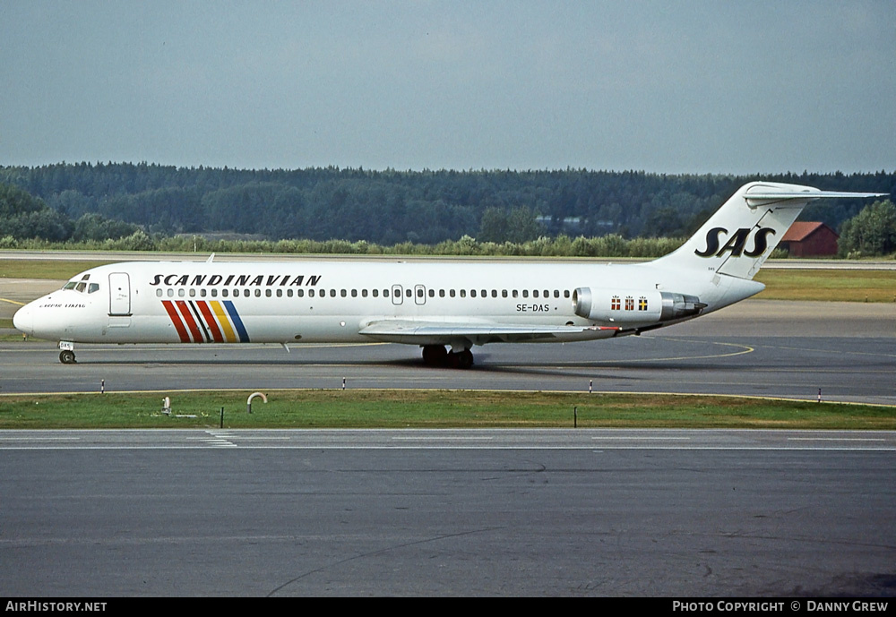 Aircraft Photo of SE-DAS | McDonnell Douglas DC-9-41 | Scandinavian Airlines - SAS | AirHistory.net #256735