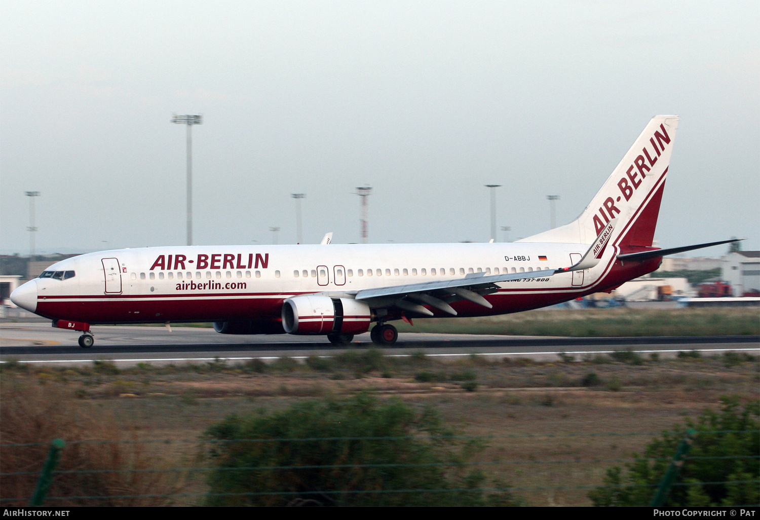 Aircraft Photo of D-ABBJ | Boeing 737-86Q | Air Berlin | AirHistory.net #256738