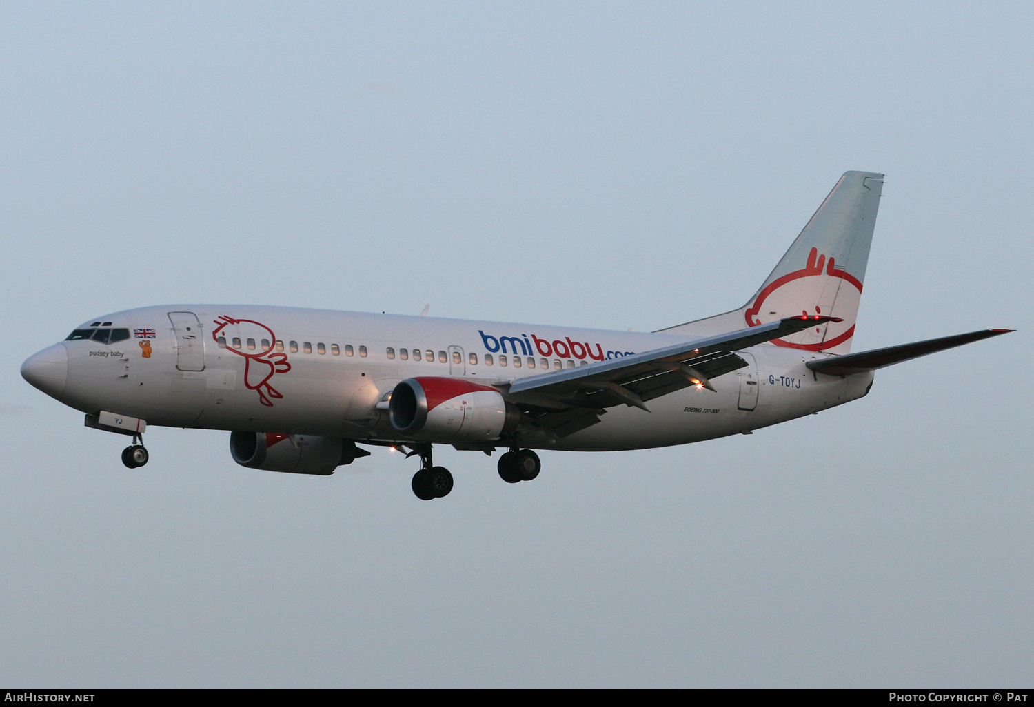 Aircraft Photo of G-TOYJ | Boeing 737-36M | Bmibaby | AirHistory.net #256741
