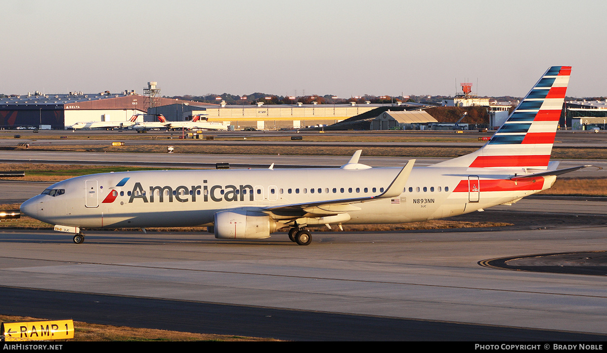 Aircraft Photo of N893NN | Boeing 737-823 | American Airlines | AirHistory.net #256753