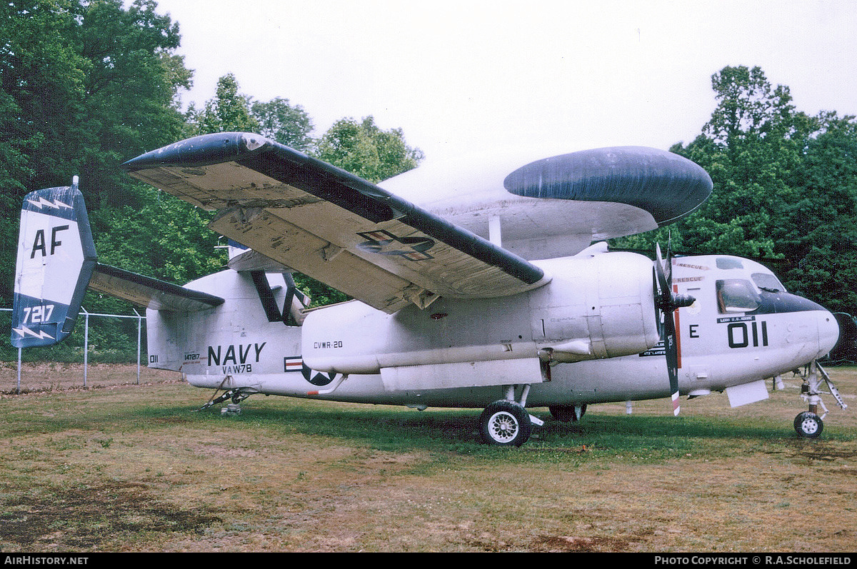 Aircraft Photo of 147217 | Grumman E-1B Tracer (G-117/WF-2) | USA - Navy | AirHistory.net #256775