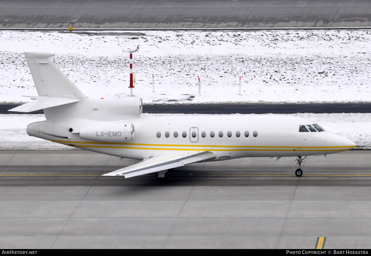 Aircraft Photo of LX-EMO | Dassault Falcon 900EX | AirHistory.net #256780