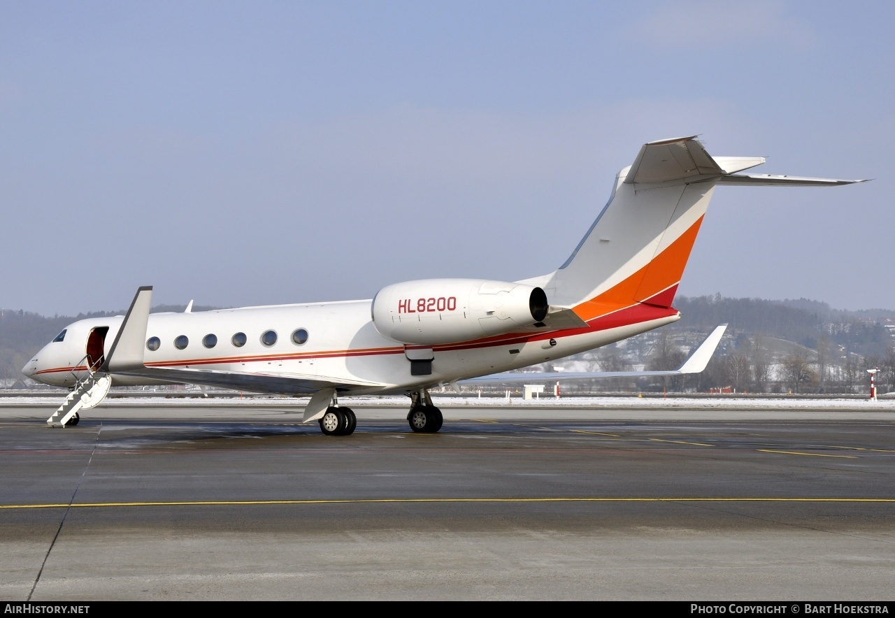 Aircraft Photo of HL8200 | Gulfstream Aerospace G-V-SP Gulfstream G550 | AirHistory.net #256783