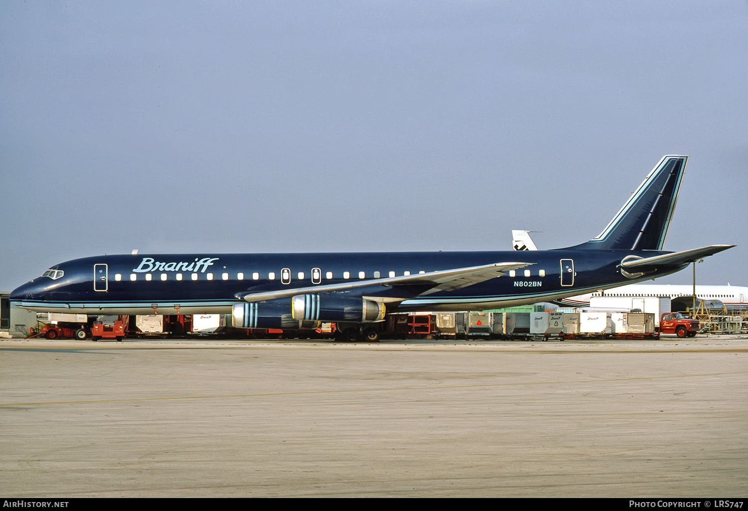 Aircraft Photo of N802BN | McDonnell Douglas DC-8-62H | Braniff International Airways | AirHistory.net #256830