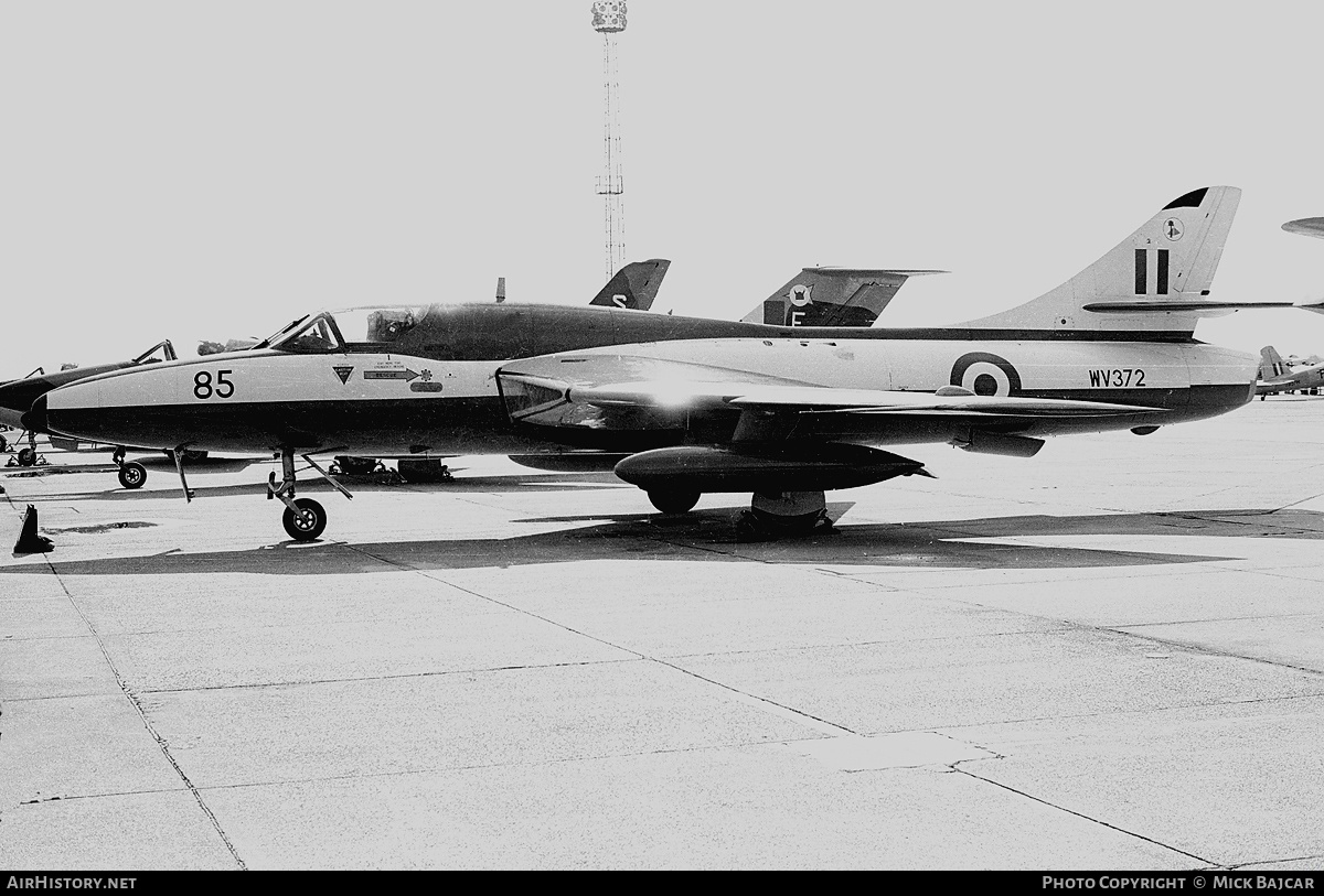 Aircraft Photo of WV372 | Hawker Hunter T7 | UK - Air Force | AirHistory.net #256837