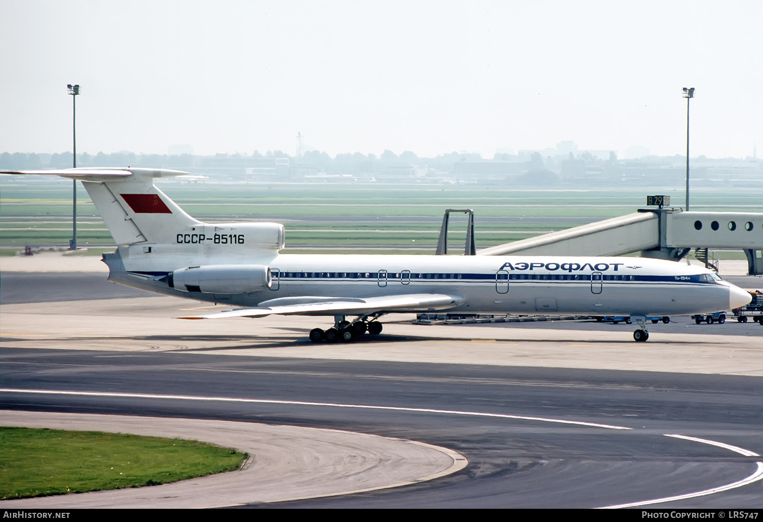 Aircraft Photo of CCCP-85116 | Tupolev Tu-154A | Aeroflot | AirHistory.net #256854