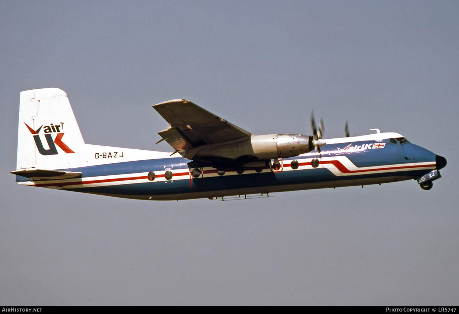Aircraft Photo of G-BAZJ | Handley Page HPR-7 Herald 209 | Air UK | AirHistory.net #256856