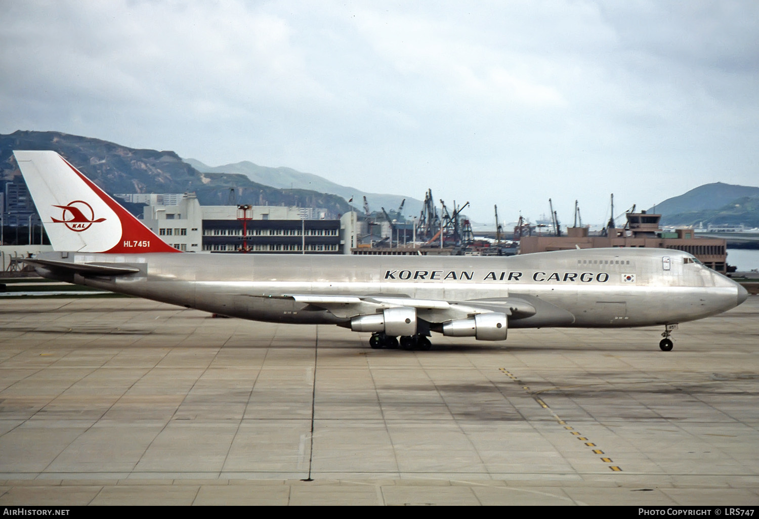 Aircraft Photo of HL7451 | Boeing 747-2B5F/SCD | Korean Air Cargo | AirHistory.net #256858