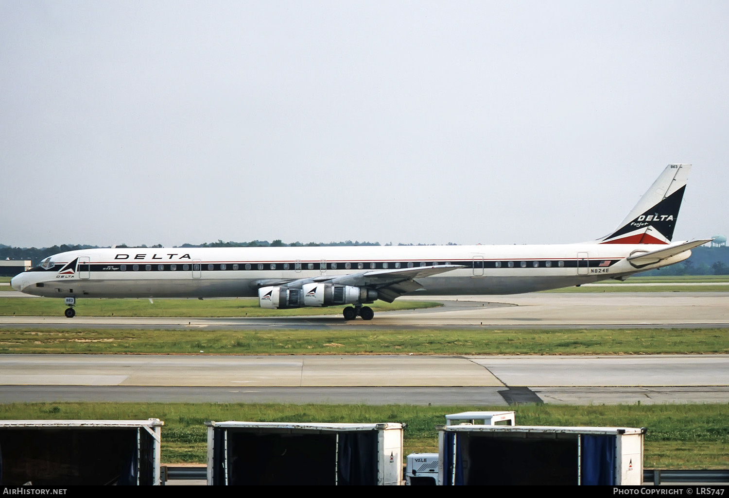 Aircraft Photo of N824E | McDonnell Douglas DC-8-61 | Delta Air Lines | AirHistory.net #256864