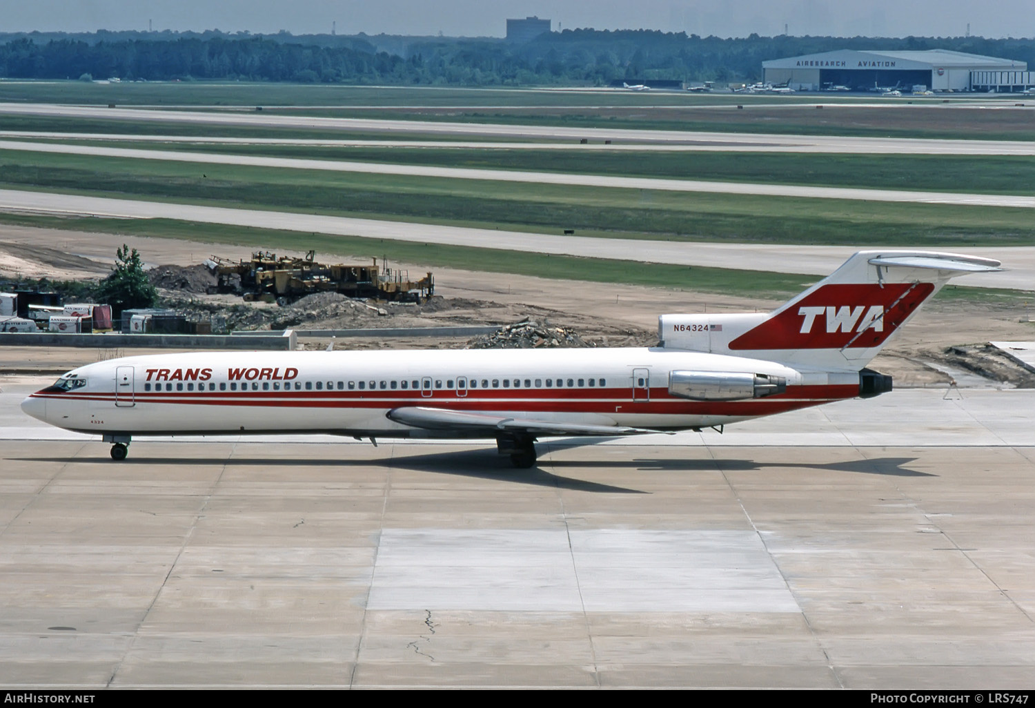 Aircraft Photo of N64324 | Boeing 727-231 | Trans World Airlines - TWA | AirHistory.net #256872
