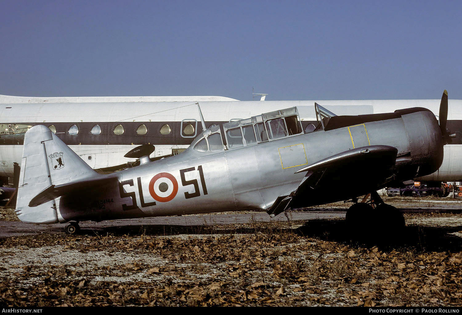 Aircraft Photo of MM54144 | North American T-6H Harvard Mk IIM | Italy - Air Force | AirHistory.net #256921