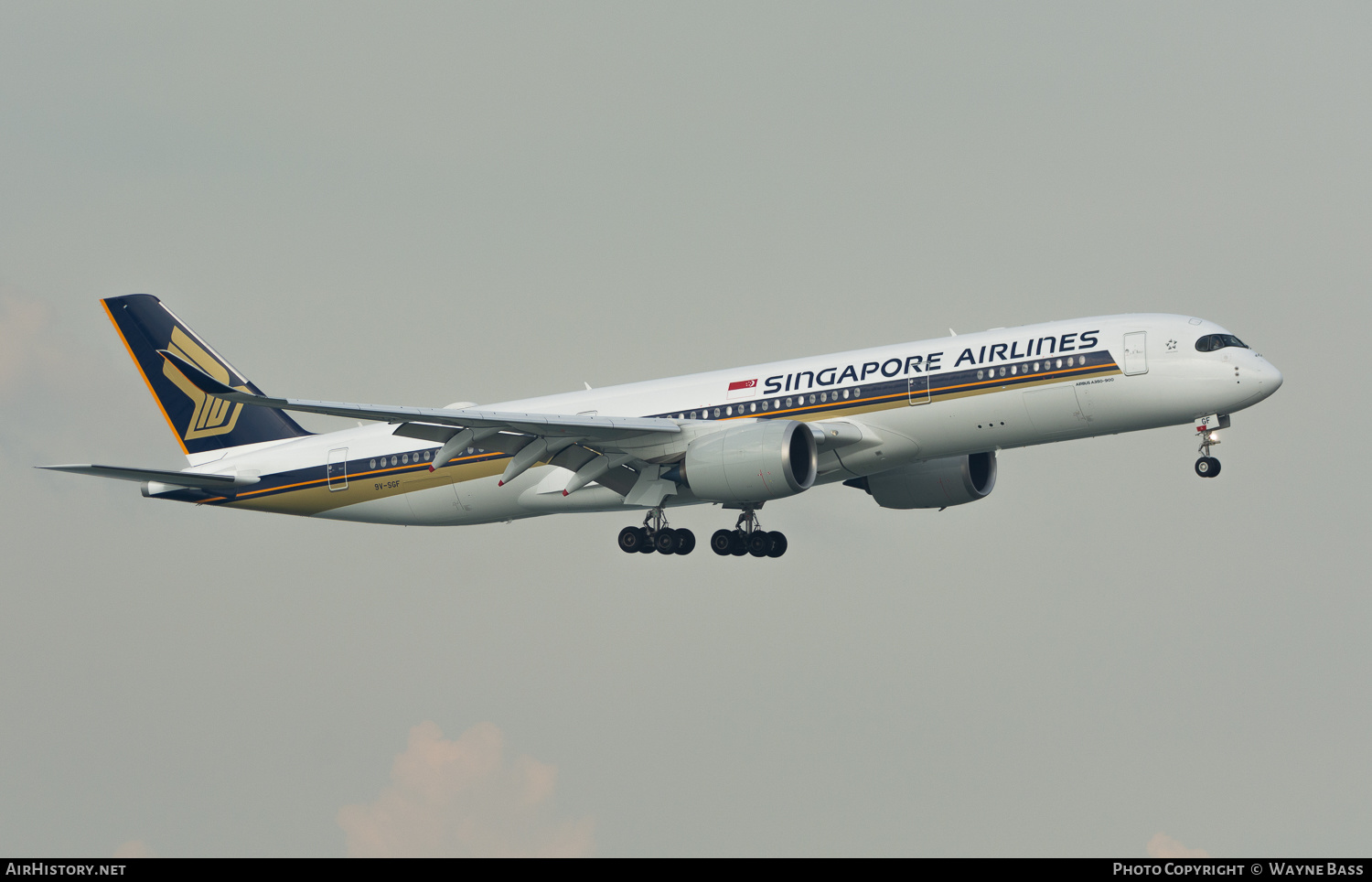 Aircraft Photo of 9V-SGF | Airbus A350-941 | Singapore Airlines | AirHistory.net #256946
