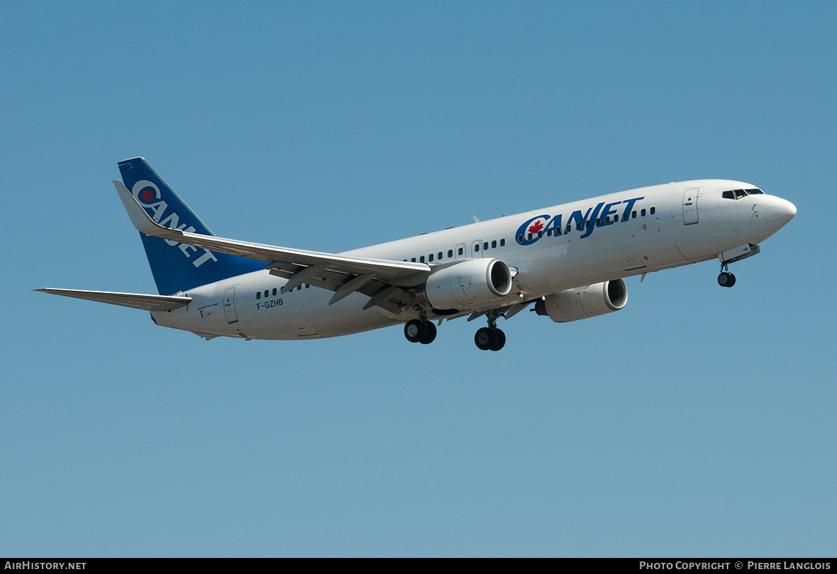Aircraft Photo of F-GZHB | Boeing 737-8GJ | CanJet Airlines | AirHistory.net #256950