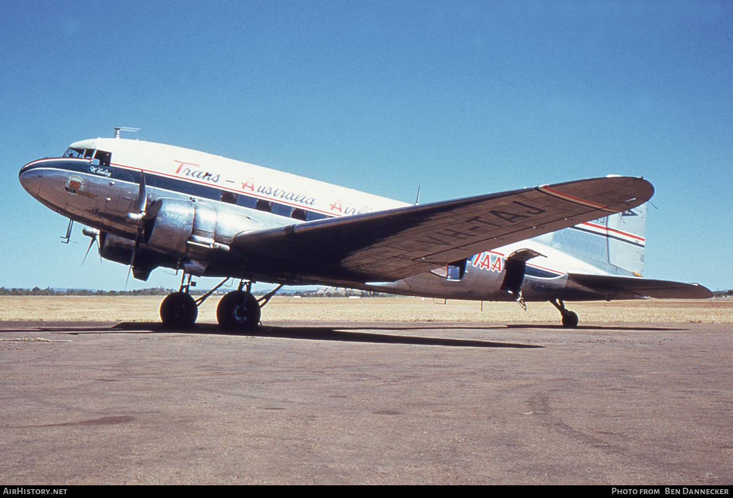 Aircraft Photo of VH-TAJ | Douglas DC-3(C) | Trans-Australia Airlines - TAA | AirHistory.net #256973