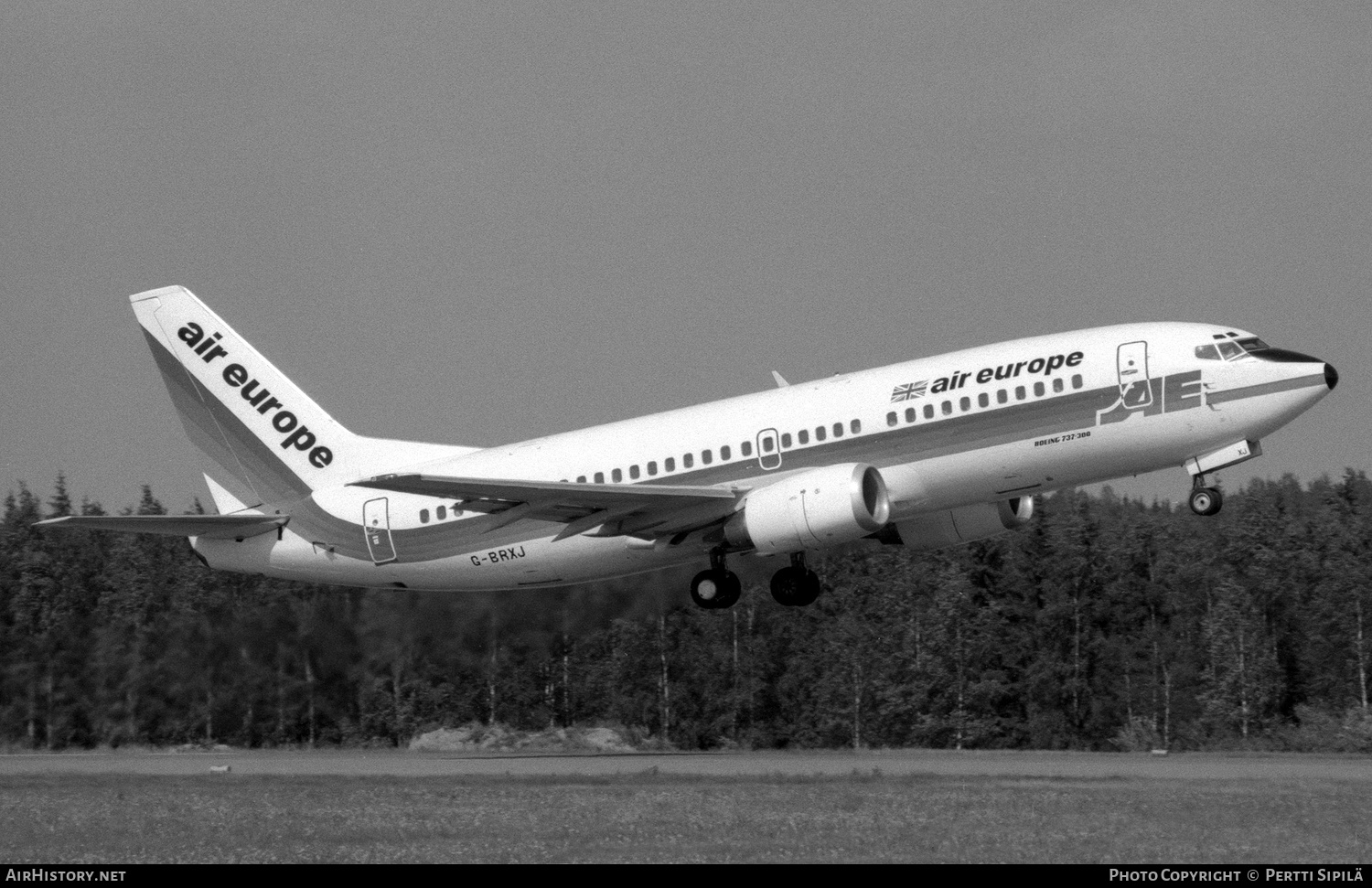 Aircraft Photo of G-BRXJ | Boeing 737-33A | Air Europe | AirHistory.net #257003
