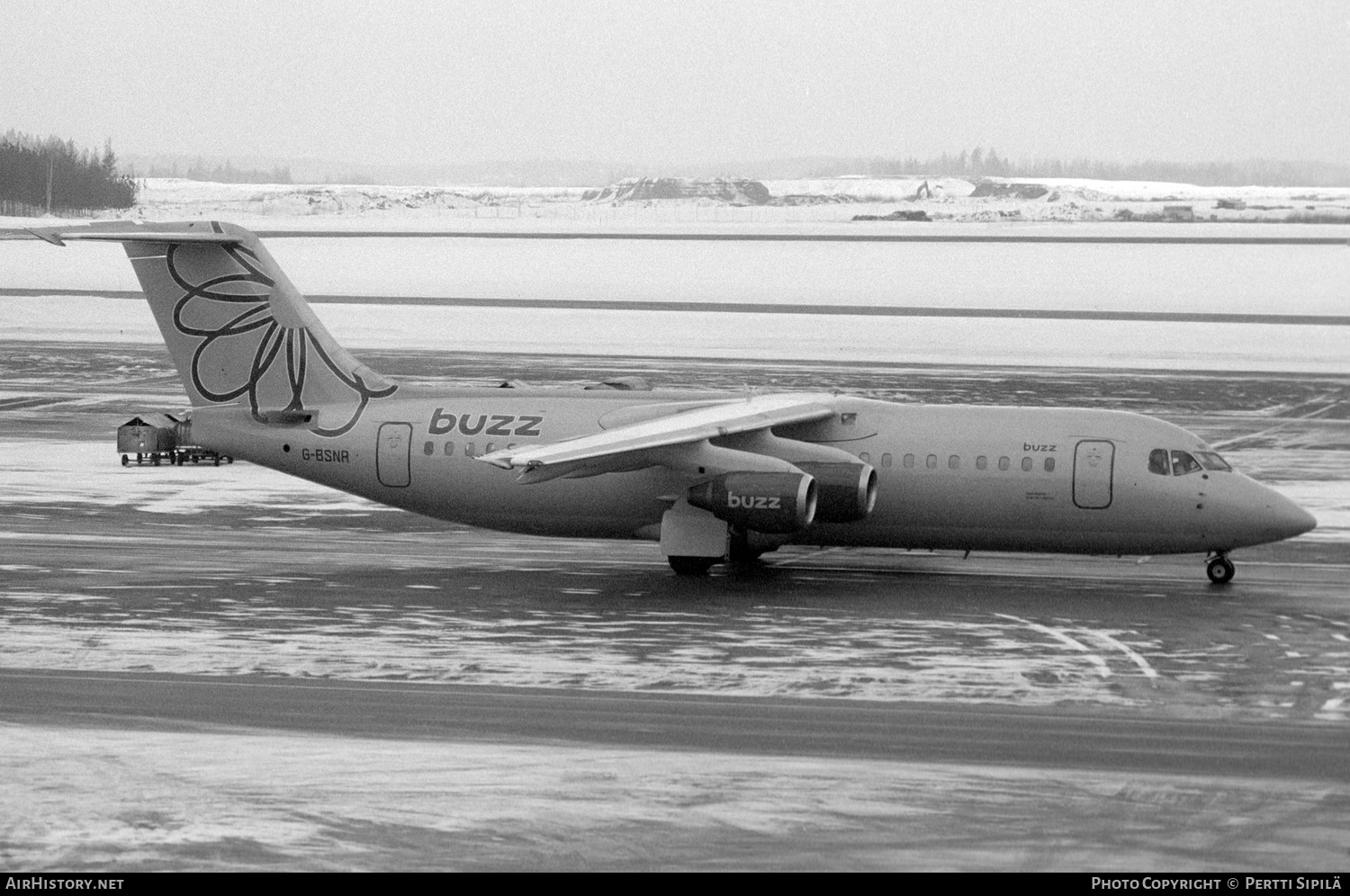 Aircraft Photo of G-BSNR | British Aerospace BAe-146-300 | Buzz | AirHistory.net #257015